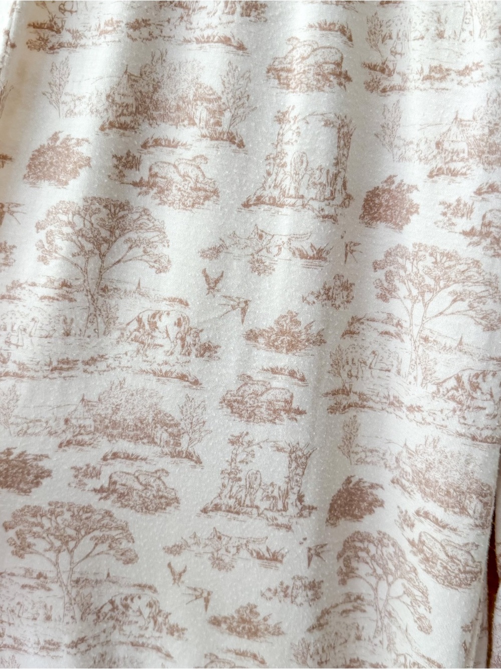 Solly Baby Rose Toile Tie-Top Long-Sleeve Women’s Sleep Set - Picture 9 of 12